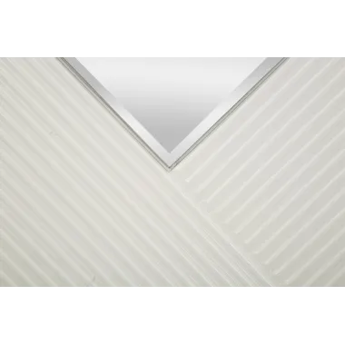 Lustro ścienne TOLOSA Ø 80X4 cm (wymiary lustra 73X64 cm)